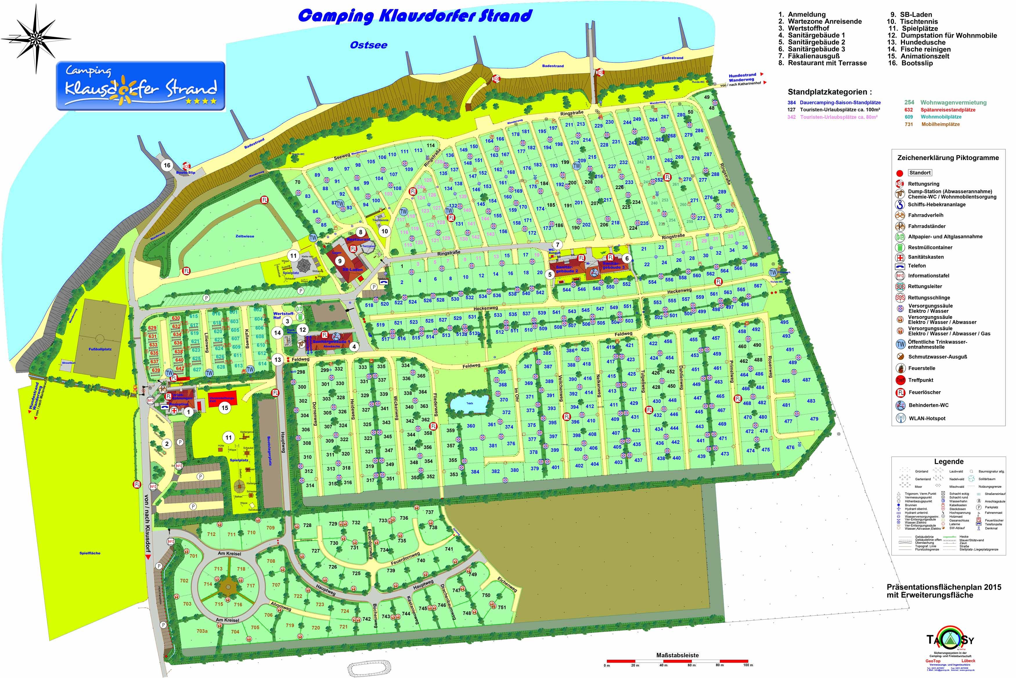 Campingplatz auf Insel Fehmarn - Campingplatz Klausdorfer Strand